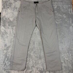 Oakley Slim Fit Pants Mens Size 40x32 Gray Jeans Pockets 100% Cotton